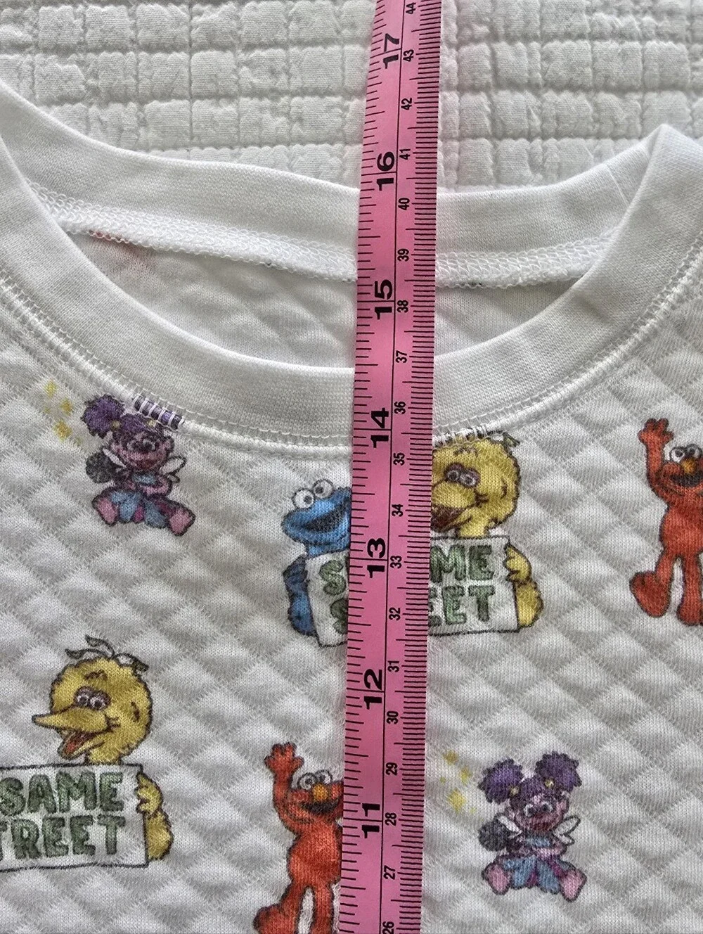 Baby Sesame Street Quilted Uniqlo Pajama TOP - Size 110 / 4T - Picture 3 of 6